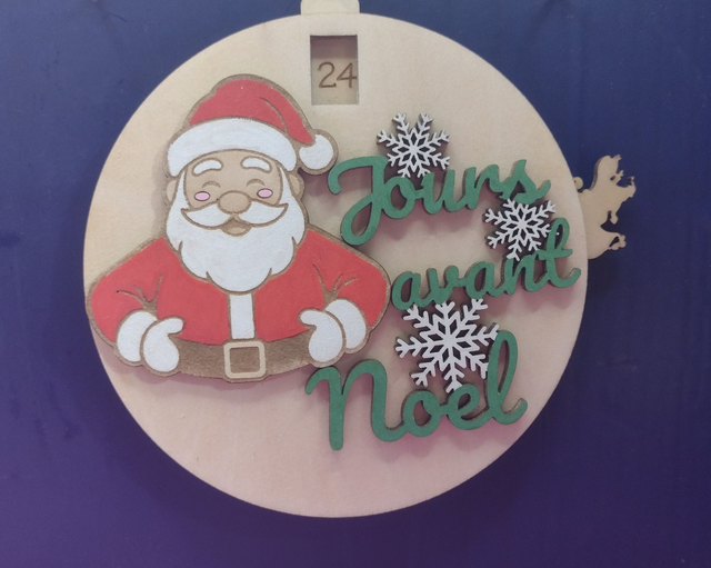 Décompte de l'avent "Père Noël"