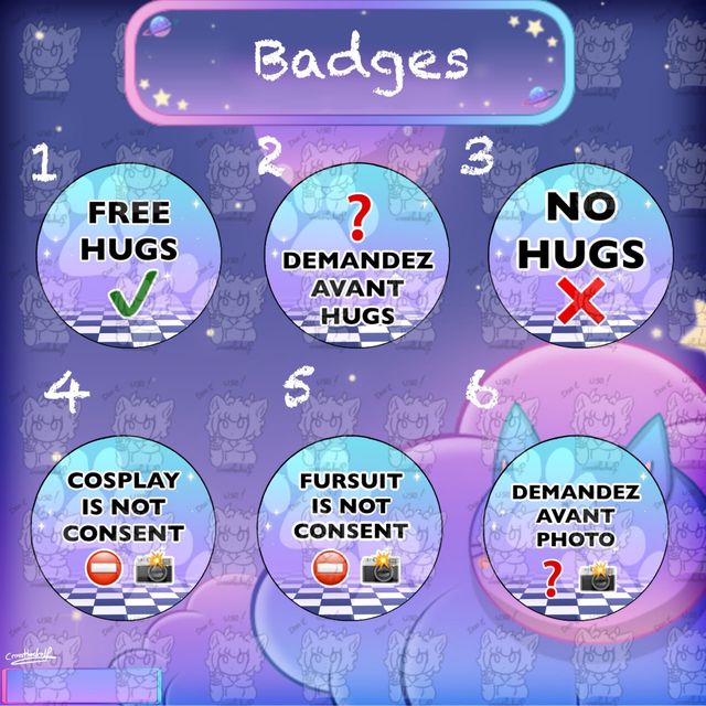 58 mm - Badges - Phrases