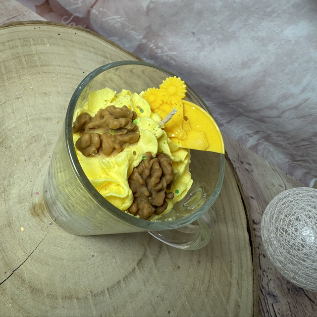 Bougie exquise miel noix