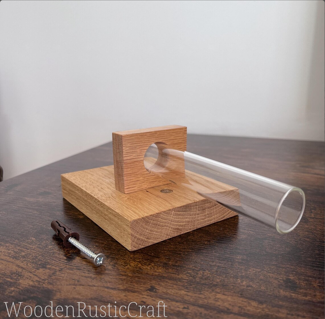 Wall Vase with Glass Test Tube