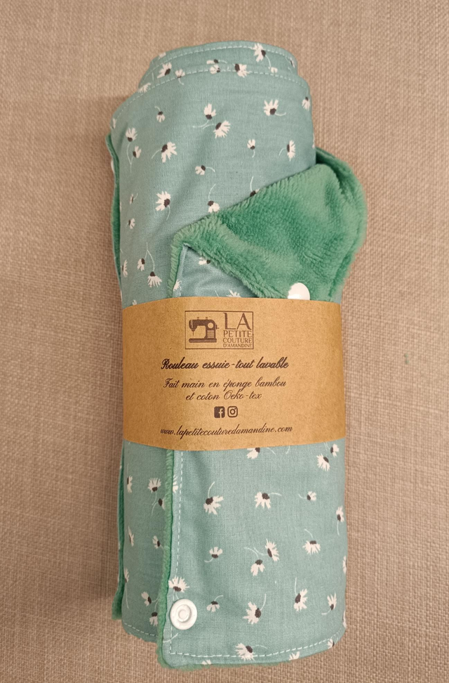 Rouleau essuie-tout fleurs 