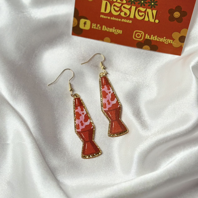 Lava Lamp Earrings