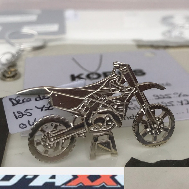 Décoration de vitrine Motocross 125 YZ 