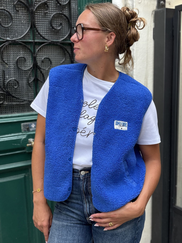Gilet Marion bleu