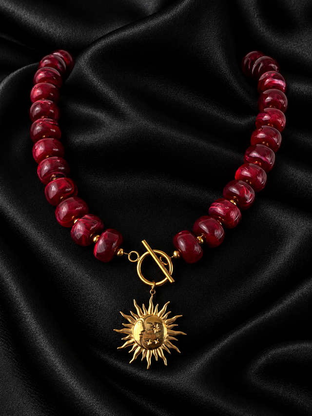 Collier Jour &amp; Nuit Doré