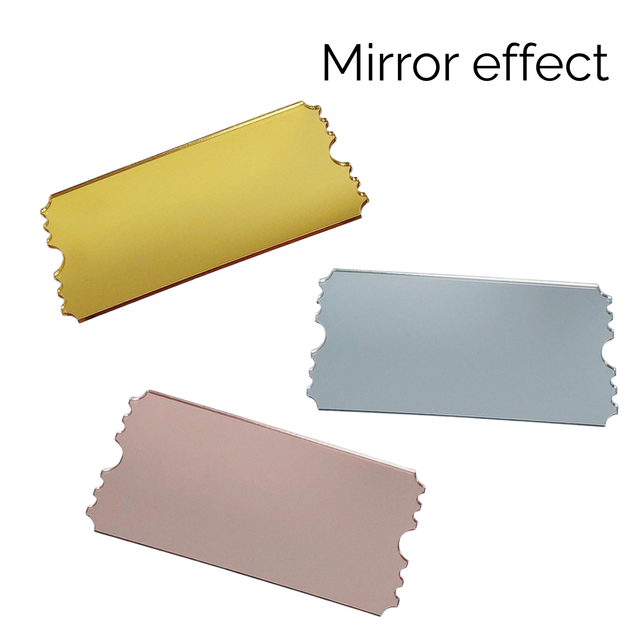 Personalised Acrylic Keepsake ticket