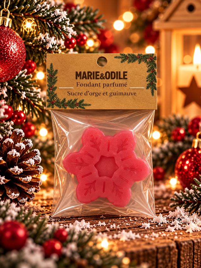 Fondant parfumé Sucre d'orge et guimauve - 14 grammes