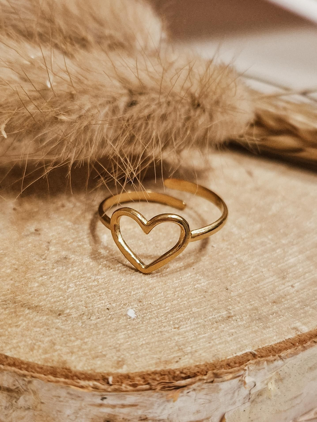 Bague "Mini coeur" - Modèle doré