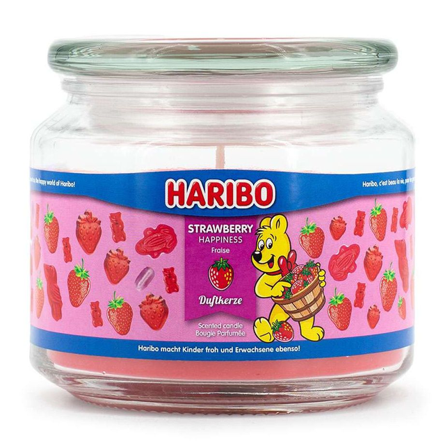 Haribo Duftkerze "Strawberry Happiness"