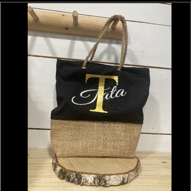 Sac cabas Initial + Tata 