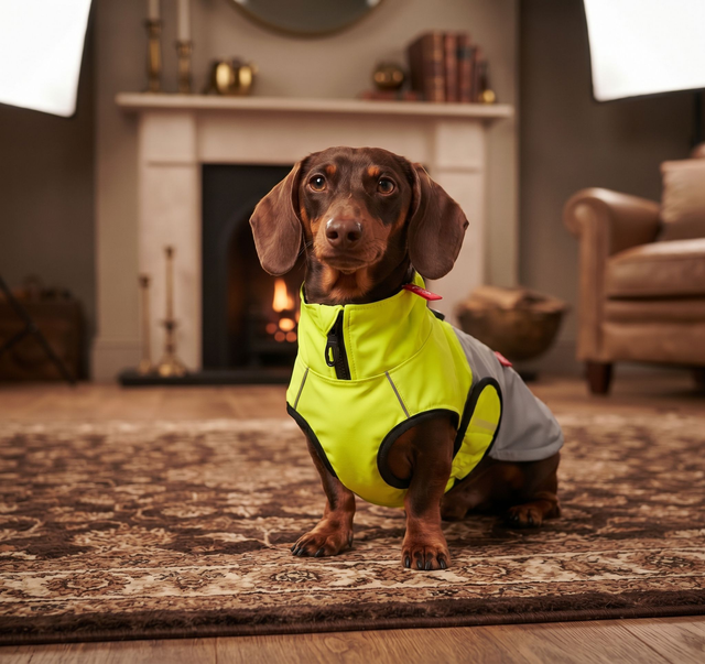 Reflective coat yellow
