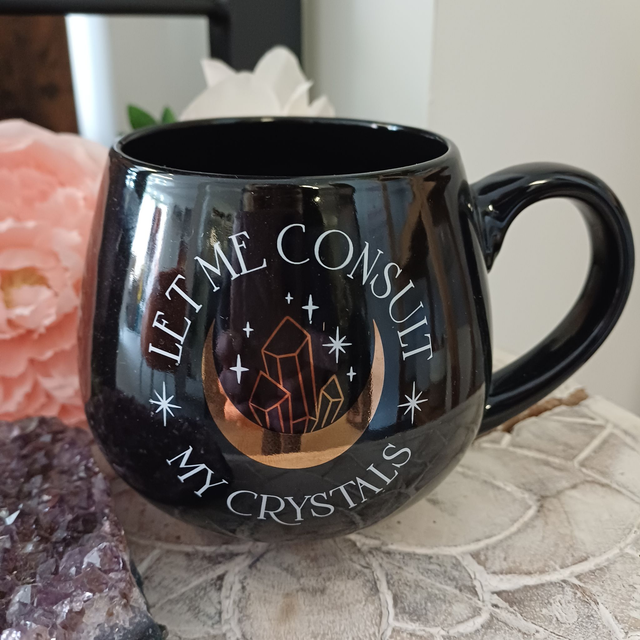 'Let Me Consult My Crystals' Ceramic Mug