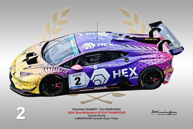 C241102 Lamborghini Huracan ST GT Cup 24 Topcats Racing #2 Champions
