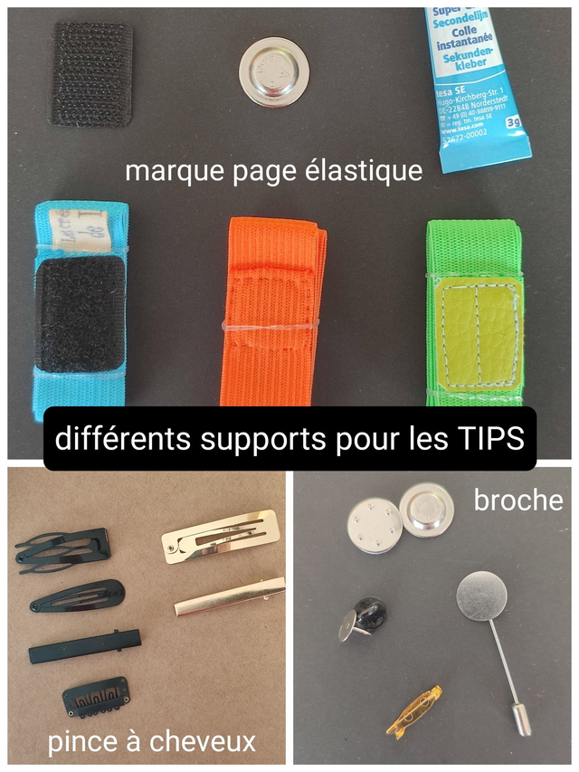 Support pour TIPS "Pince à cheveux"