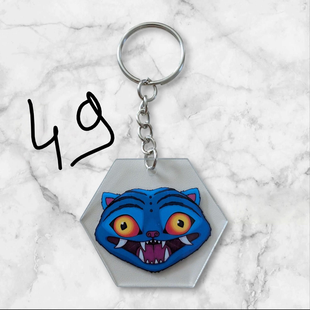 Porte clé uvdtf 6 côtés
