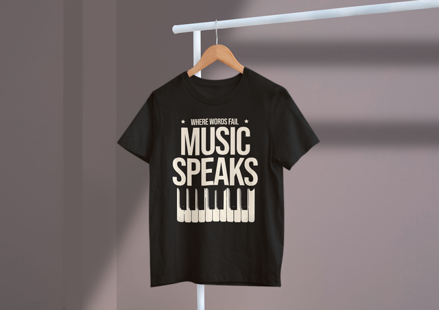 Where Words Fail Music Speaks Soul Music Inspiration. Wo Worte fehlen, Musik spricht Soulmusik-Inspiration