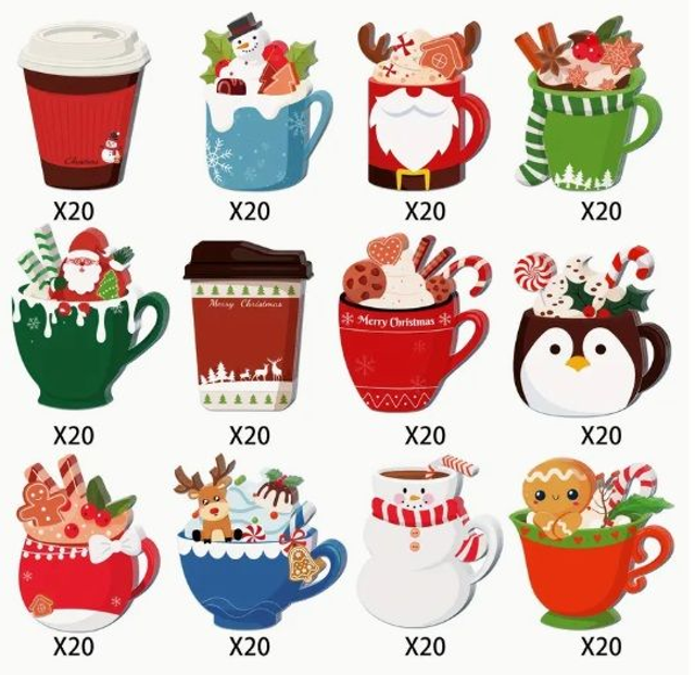 Bloc note autocollant de Noël