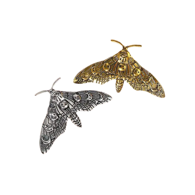 Moonlight Moth Hair Clip