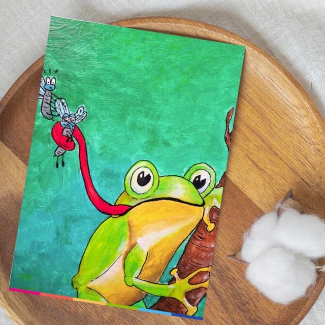 Kikker | Ansichtkaart A6