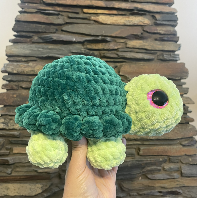 Large amigurumi crochet Tortoise