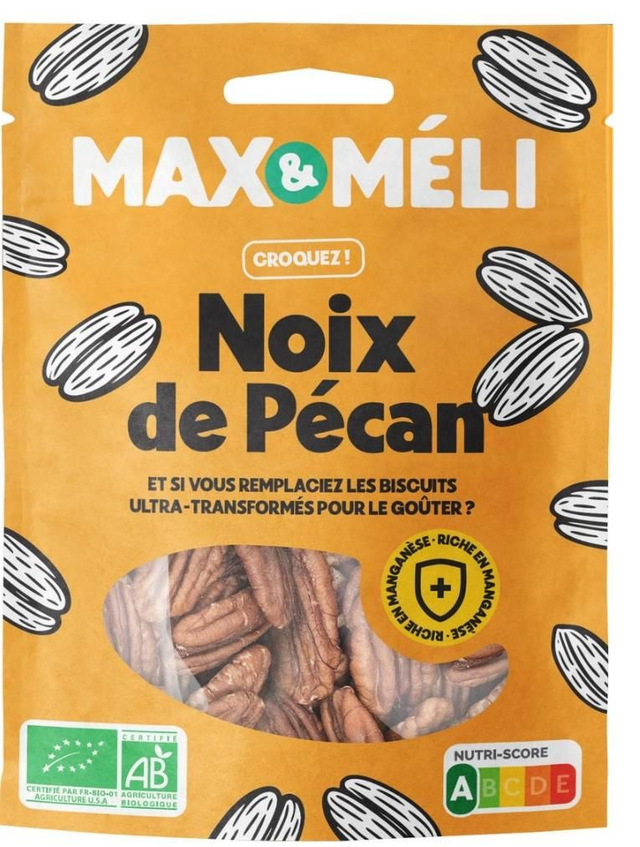 Noix de Pécan Décortiquées Bio 125g | Max &amp; Méli