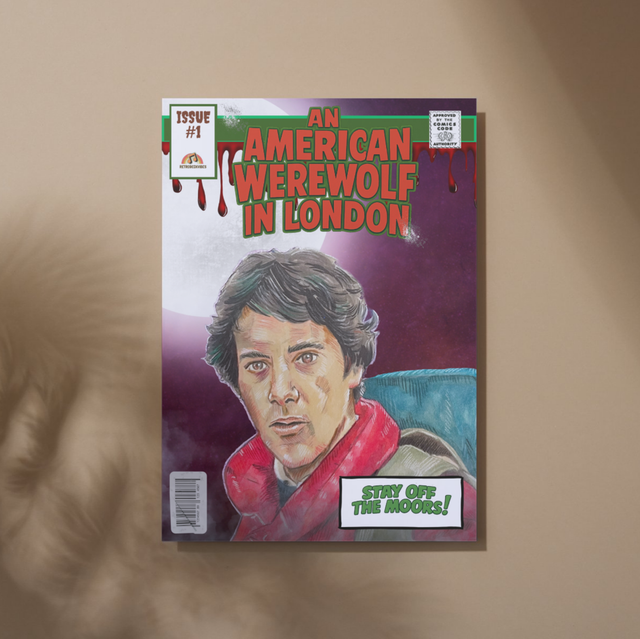 American Werewolf in London Comic Cover Design