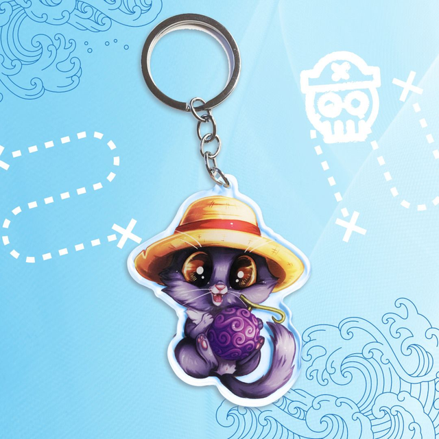 Porte-clef Kitty D. Luffy