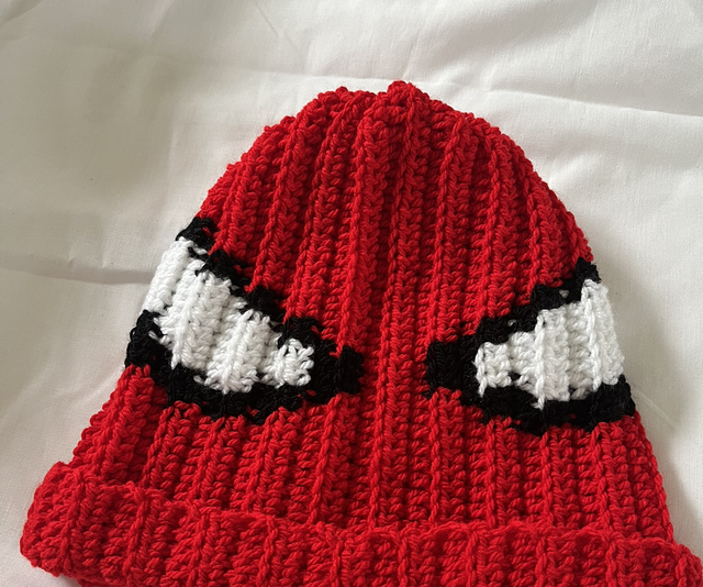 Bonnet yeux  araignée 