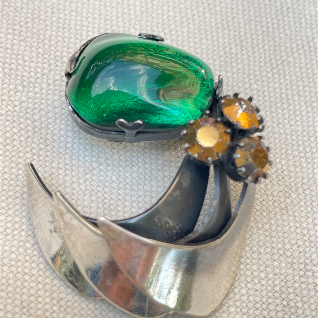 Mid-Century Brosche Unikat