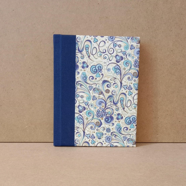 Carnet Ligné Florentin Bleu