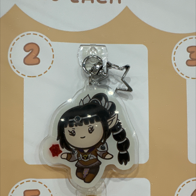 2 Baldurs Gate 3 Shadowheart Acrylic Charm
