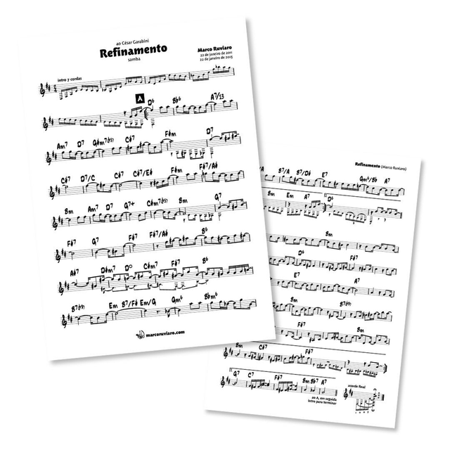 REFINAMENTO by Marco Ruviaro (PDF score)