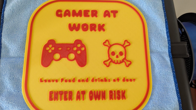 Gamer at work