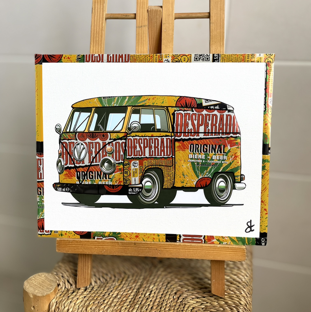 Tableau Combi vw vintage 