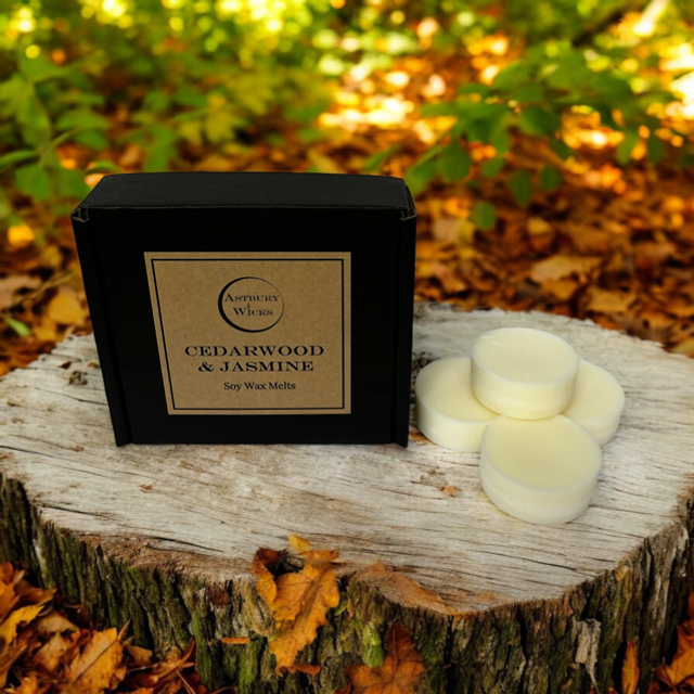 Cedarwood & Jasmine Soy Wax Melts ~ 80g