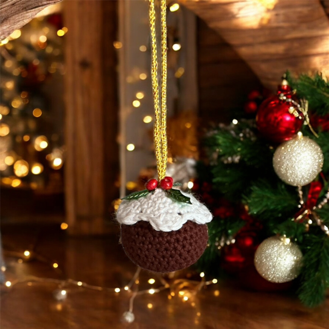 Crochet Christmas Puddings