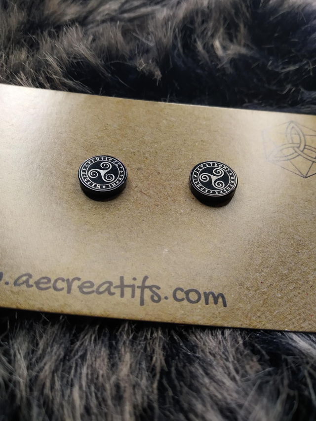 Puces viking triskel 