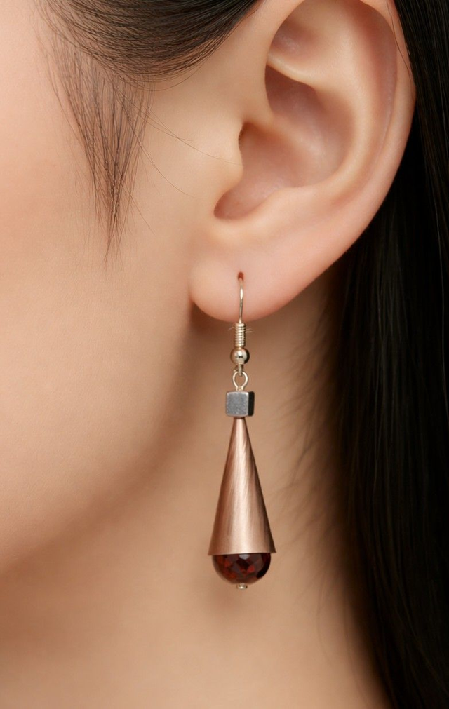Boucles d'oreilles upcycling