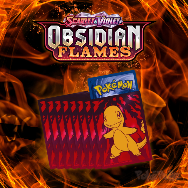 Pokémon TCG: Obsidian Flames Sleeves - Charmander (65kpl)