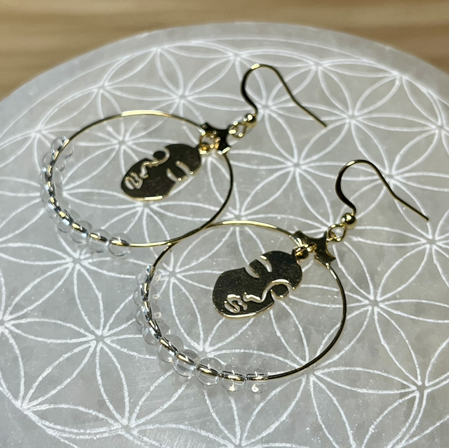 BO - Cristal de Roche - plaqué or