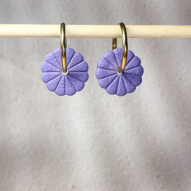 Dahlia - violet orchidée (sans créoles)