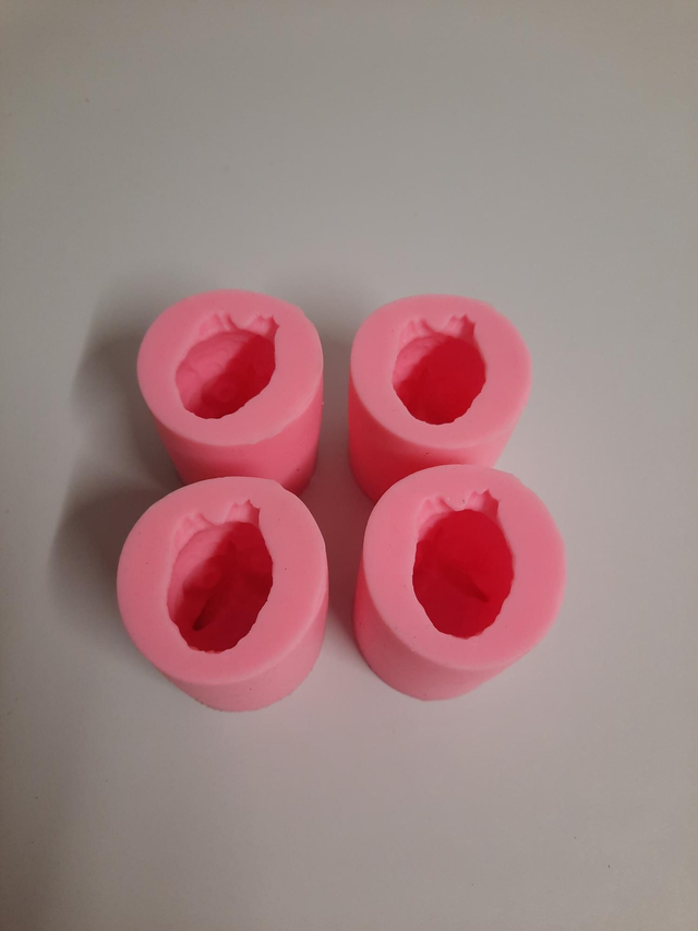 Moule silicone hiboux occasion ( lot de 4 petits moules ) 
