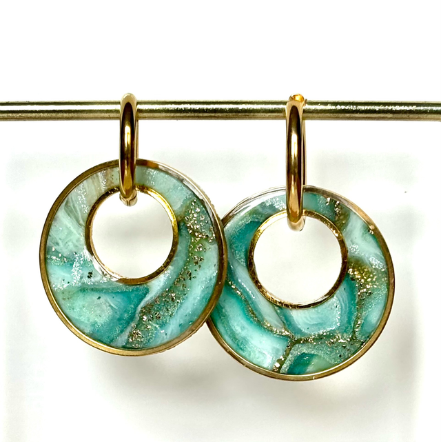 Créoles « Sirène » réversibles  