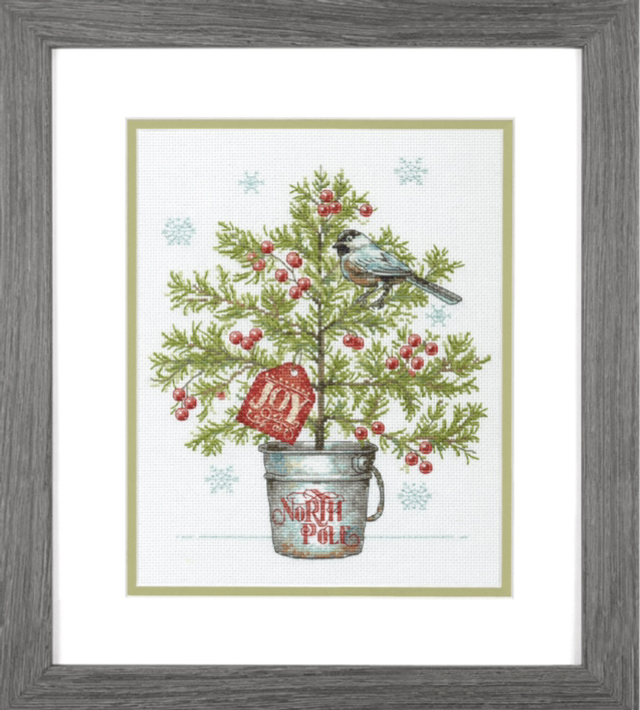 Holiday Tree Cross Stitch Kit by Dimensions - 