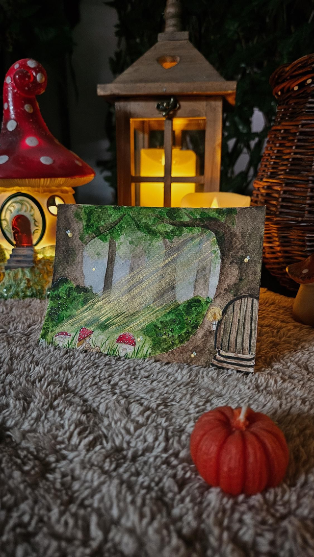 Illustration - La clairière aux champignons 