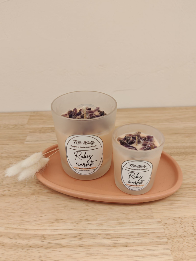 Bougie Améthyste : Rubis écarlate