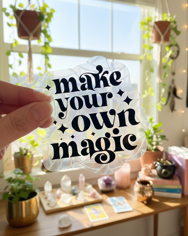 Attrape soleil sticker de fenêtre make your own magic