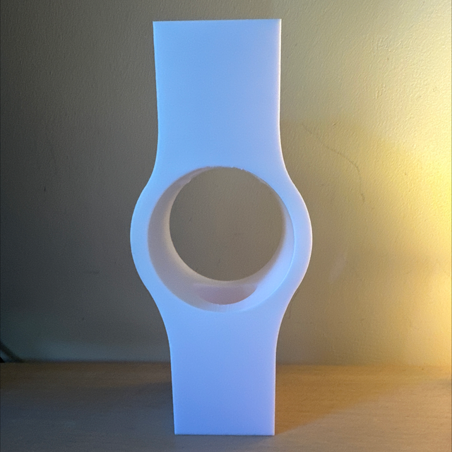 Vaas wit met doorkijk