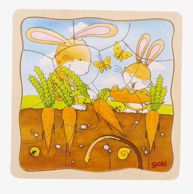 L0129 lagen puzzel konijn 