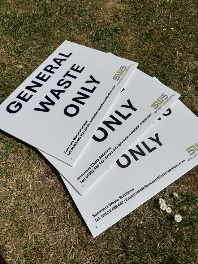 Bin Store and Waste Area Signage